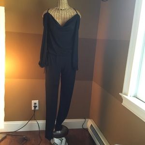 BCBG black jumpsuit NWT